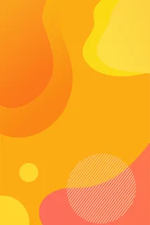 扁平风活力橙色背景高清