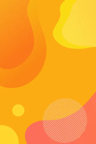 扁平风活力橙色背景高清