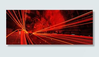 红色线条banner背景高清