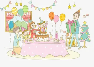 给孩子过生日免抠