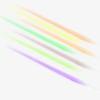 七彩梦幻特效透明png免抠