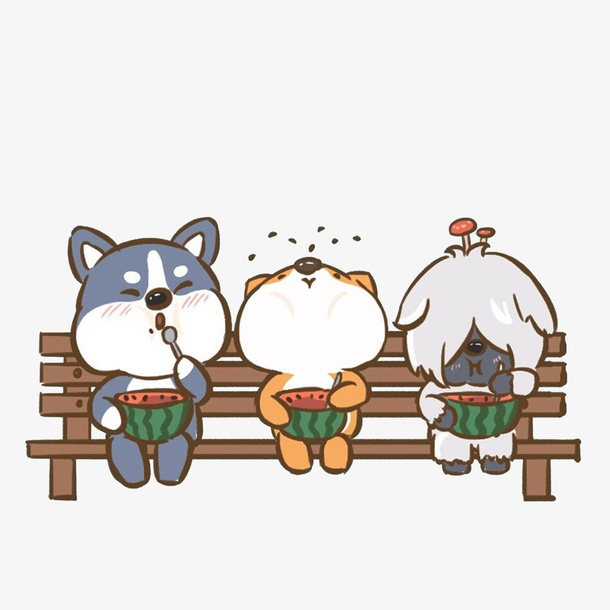 吃瓜小动物免抠
