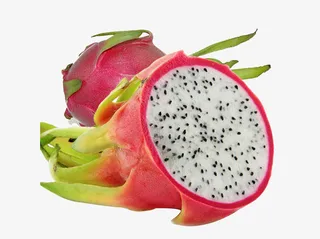 新鲜的白肉火龙果免抠