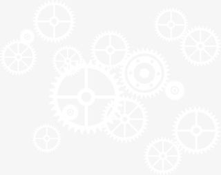 科技数码几何圆环齿轮免抠