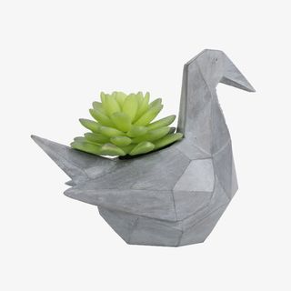 造型几何动物花盆免抠