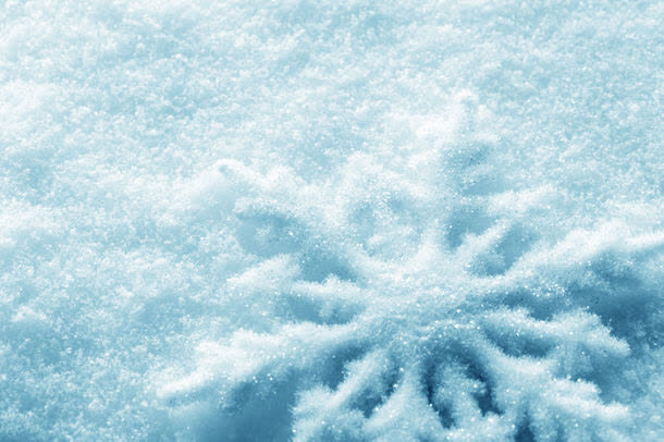 雪地里的雪花免抠