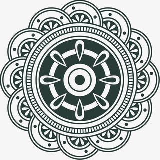 黑色矢量花纹图案免抠