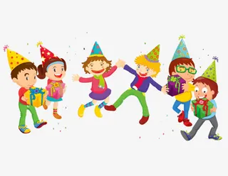 庆祝中的人群免抠