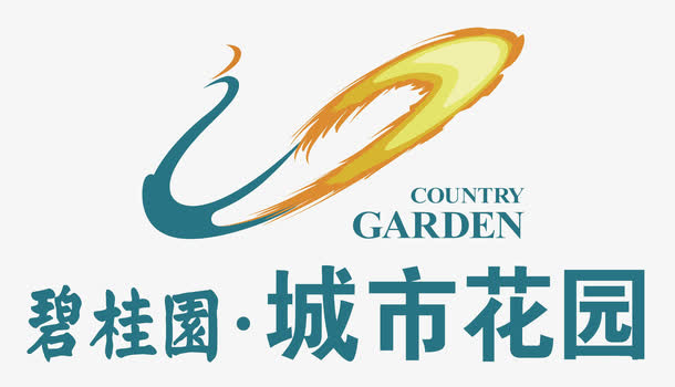 碧桂园城市花园logo免抠