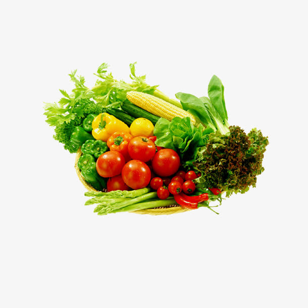 一堆蔬菜水果美食免抠