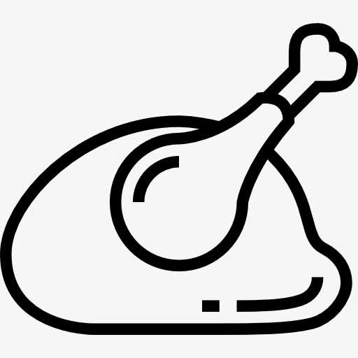 烤鸡图标免抠
