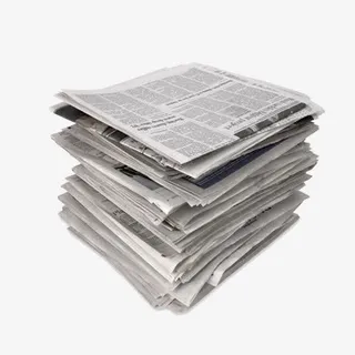 一摞报纸免抠