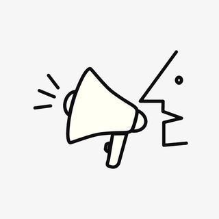 人和喇叭创意简笔画免抠