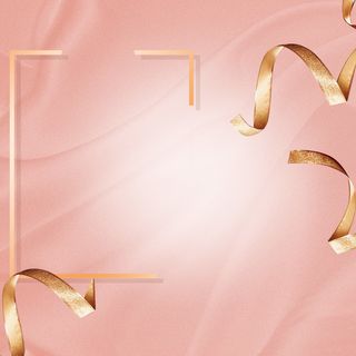 简约金色丝带化妆品PSD分层主图背景素材高清