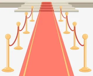 电影节晚会红地毯免抠