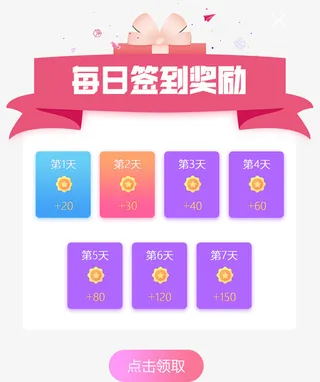 每日签到奖励免抠