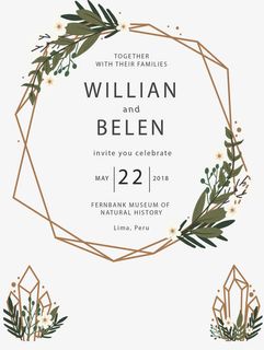 浪漫碎花几何边框免抠标签元素