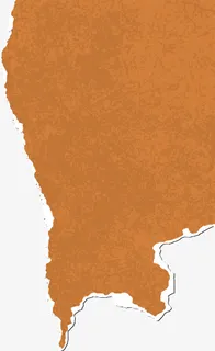 咖啡色简约碎纸免抠