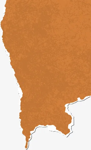 咖啡色简约碎纸免抠