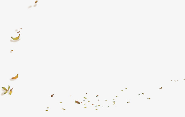 枯叶漂浮免抠