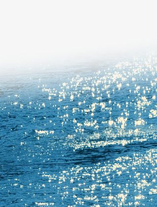 湖面波光免抠
