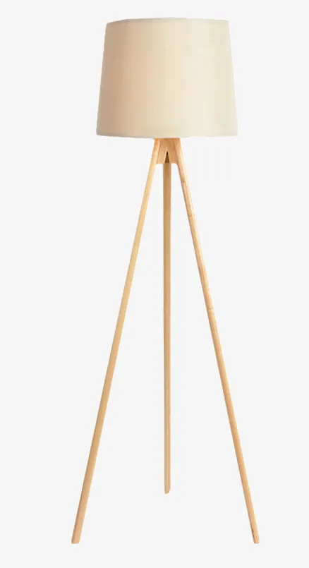 简约的木质灯具实物免抠