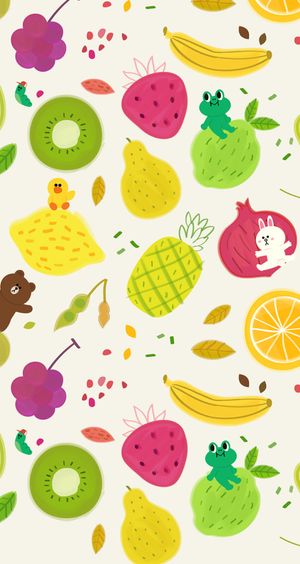 清新水果平铺平面广告高清