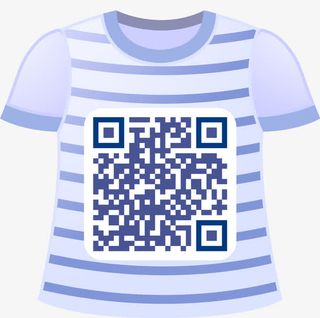 二维码衣服免抠