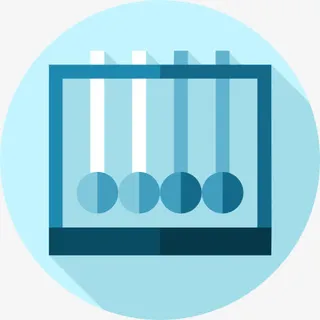 牛顿摇篮图标免抠