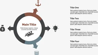 矢量手绘环形PPT免抠