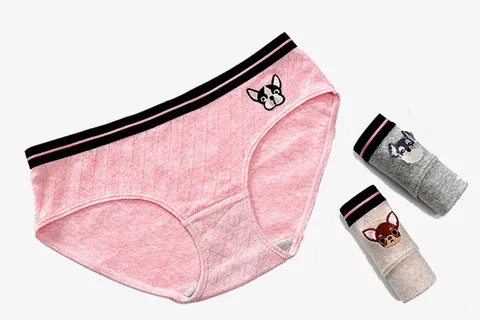 舒适纯棉卡通内裤免抠