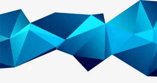 低多边形蓝色背景