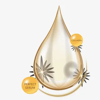 矢量蜂胶水滴美容背景素材