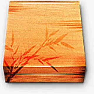 中国风木盒子免抠