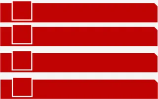 红色方框目录免抠