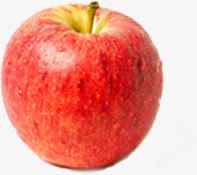 红色新鲜富士苹果免抠