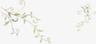 浪漫春天花朵树枝免抠