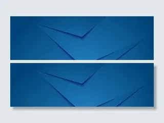 简约几何banner创意背景高清