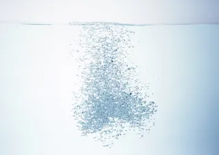 水下泡沫海报背景