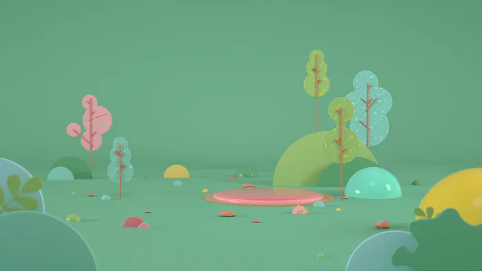 C4D，手绘，卡通，插画高清