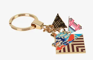 镀金童趣钥匙扣免抠