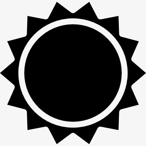 太阳图标免抠