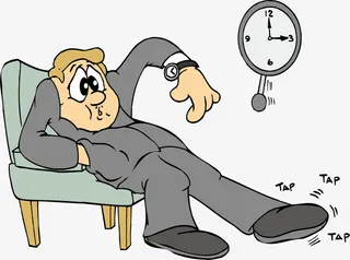 懒惰的人素材图片免抠