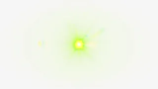 炫光黄色发光光晕特效免抠
