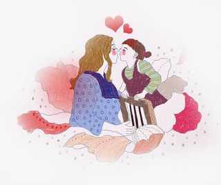 温情温馨母女亲吻免抠