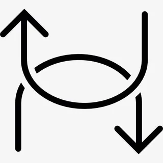 两弯箭头图标免抠