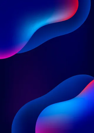 蓝色流体渐变夏季促销海报高清