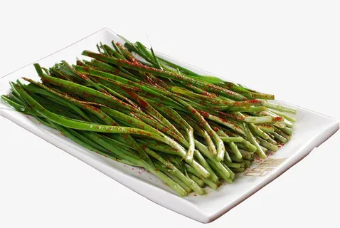 烤韭菜好吃又好看免抠