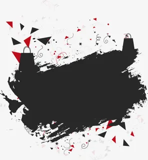 灰色涂鸦底纹免抠