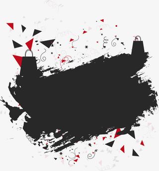 灰色涂鸦底纹免抠